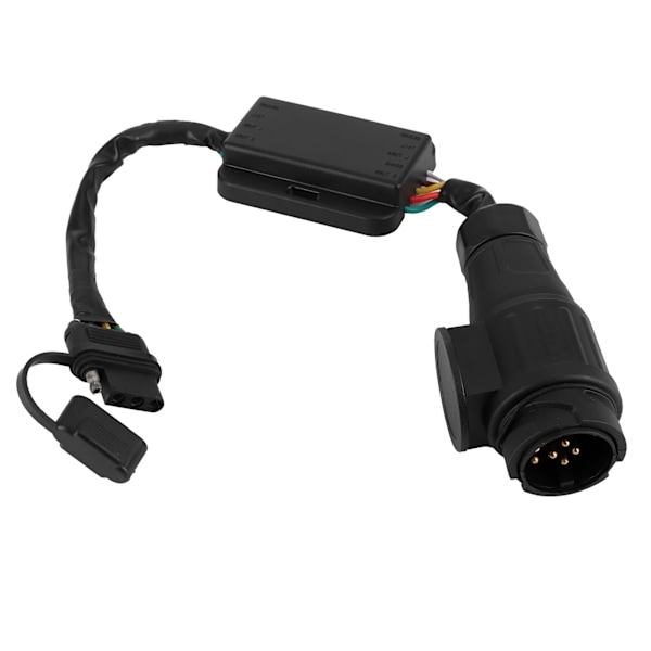 Tilhengerkontakt Europeisk 13-polet til Amerikansk 4-polet Baklyskrets Ledningsadapter Plug and Play