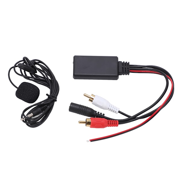 Bluetooth 5.0 AUX IN-adapter Trådløs stereokabel håndfri mikrofon Passer til Pioneer med 2RCA lydport