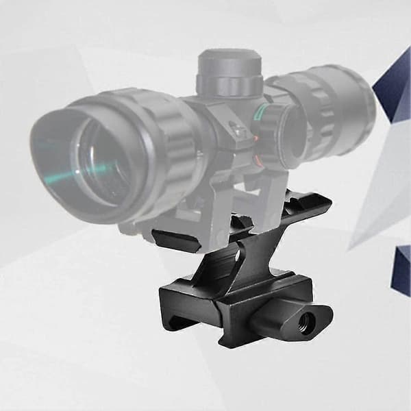 Yaju 45 mm skråtstillet stigrørsmontering med 3 pladser 20 mm-21 mm bred monteringsbase sort