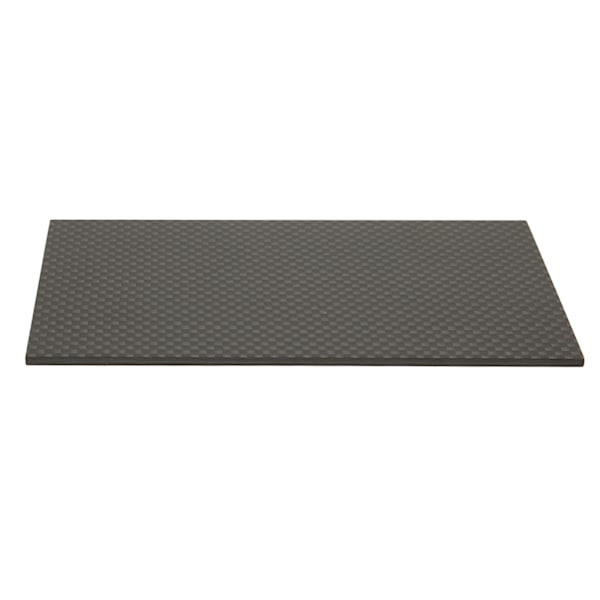 Høj styrke 3K kulfiberplade kypertøj mat korrosionsbestandig kulfiberplade til modelflylegetøj 75x125x1,5 mm/3,0x4,9x0,06 tommer
