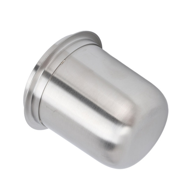 Doseringskopp 150 ml 58 mm handsfree rostfritt stål Universal inverterad kaffepulverkopp för kaffemaskin Silver