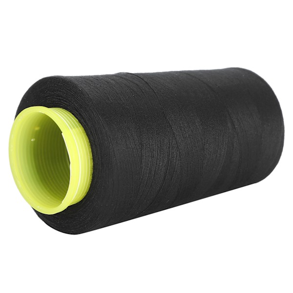 402 Polyester Sytråd 3000 Yards Handsömnadssnöre för DIY Hantverk Skrädderi Handarbete Svart
