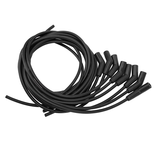 45° 135° Spark Plug Ignition Wire Set with Dustproof Cap High Performance 8.5mm Diameter Replacement for Chevy Black
