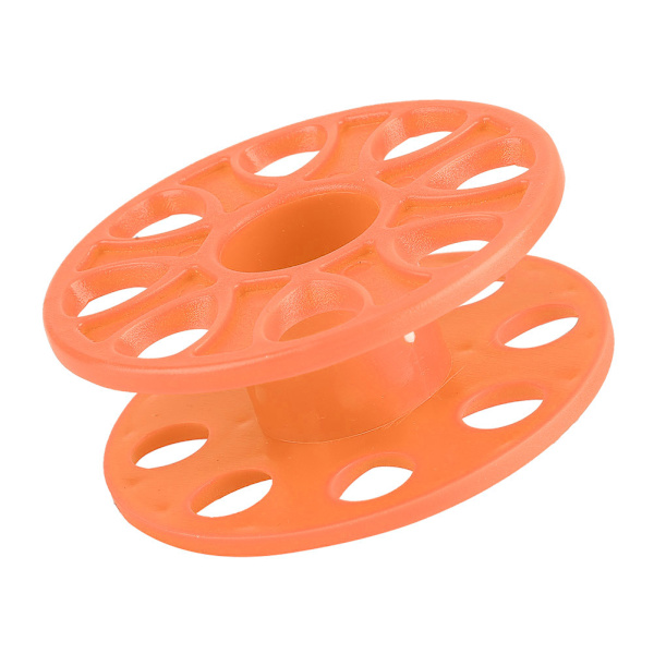 Durable Plastic Diving Compact Finger Spool Reel Diver Underwater Accessory Orange