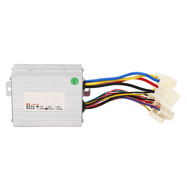 Elektrisk cykelbørstecontroller 24V 500W Multi Protection Aluminium Motor Speed Controller Box til elektriske trehjulede cykler