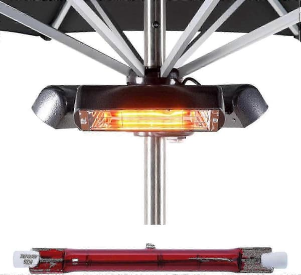 500 Watt Ruby Heatmaster R7 Halogenvärmare 4-pack för trädgården