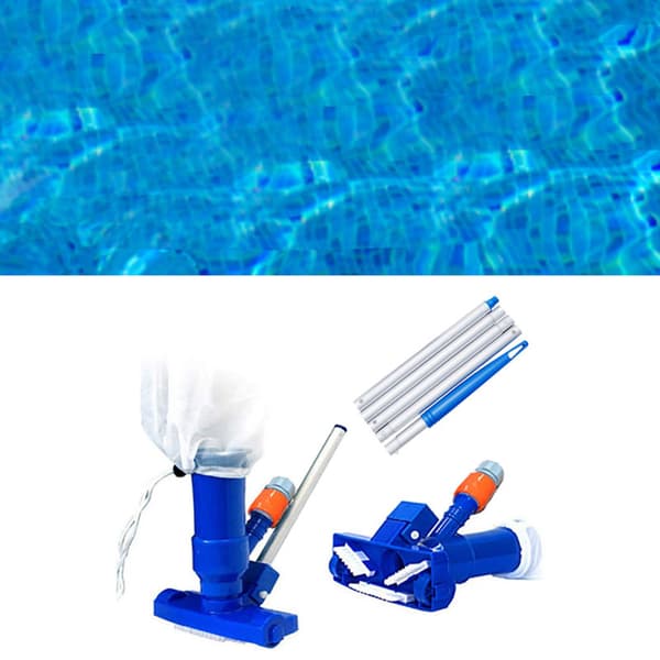 Pool Cleaning Kit Vacuum Suction Head Pool Cleaning and Scrubbing Tool EU Plug