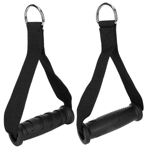Motståndsband Handtag Styrketräning Kraftig draghandtag Handtag Gym Fitness träningsutrustning Svart
