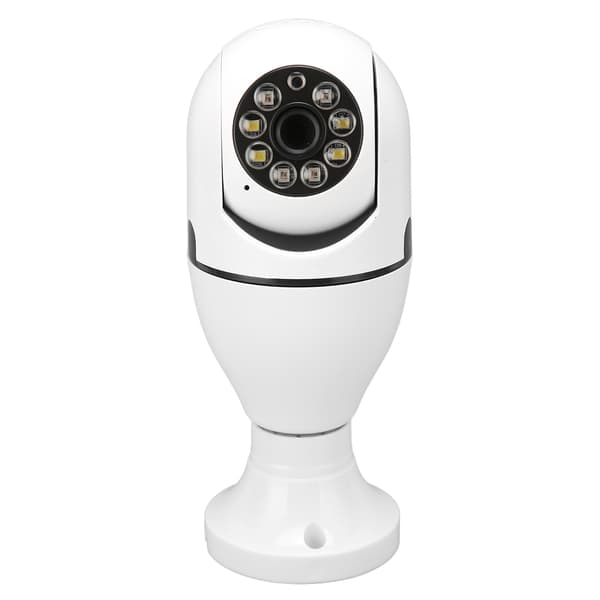 WiFi Bulb 1080P Security Camera Color Night Vision Motion Detection Screw in E27 Bulb Socket Home Camera
