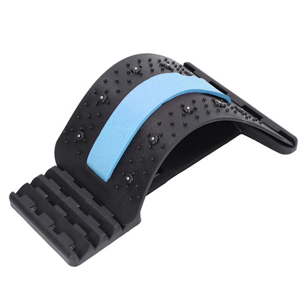 Back Stretching Device Främja blodcirkulationen Midja Back Cracker för Back Massager Blå och Svart