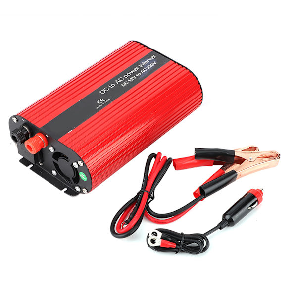 700W Bærbar Strøm Inverter DC 12V til AC 220V-240V Dobbelt USB-opladerkonverter