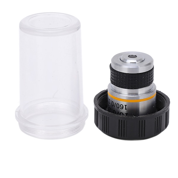 185 akromatisk objektiv genomskinlig standard 20 mm gänga biologiskt mikroskop objektiv 10/0,25