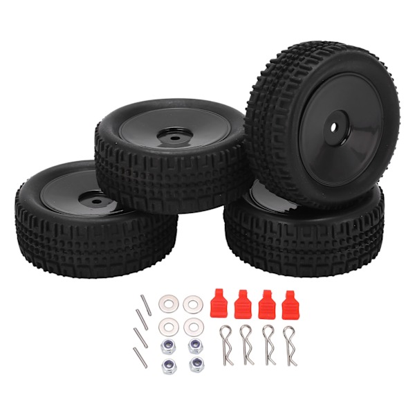 4 kpl 75 mm kevyet kestävät renkaat Wltoys 144001 1/14 RC maastoautoille