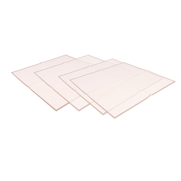 40 Ark Blomsterindpakningspapir 58 cm Guldkant på Pink Retro Gaveindpakningspapir til Festceremoni Festival