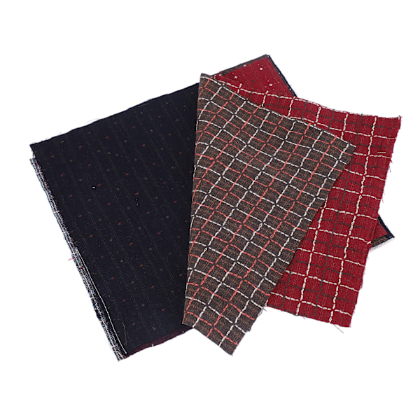 5 st Bomulls Quiltnings Tyg Jacquard Mönster 20 cm Diameter Mjukt Andningsbart Lapptäcke Tyg för Sömnad Hantverk DIY