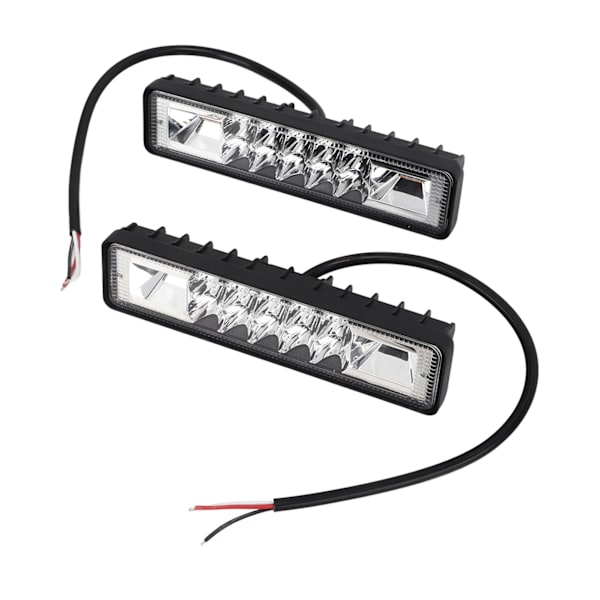 LED arbeidslys 12‑85V 48W Hvit Gult Lys Farge IP67 Vanntett Fleksibelt Hodelys Kjøre Tåkelys for Offroad Lastebil Traktor Båt