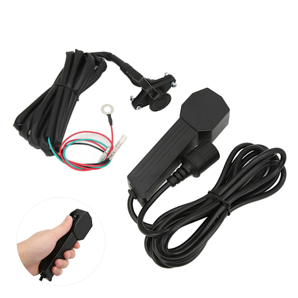 12V Handheld Winch Remote Control with 9ft Cable Electric Manual Waterproof for ATV UTV