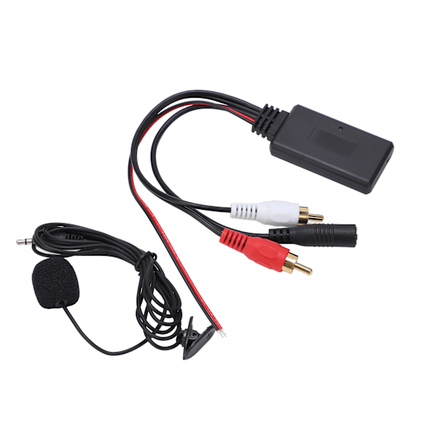 Bluetooth 5.0 AUX IN-adapter Trådløs stereokabel håndfri mikrofon Passer til Pioneer med 2RCA lydport