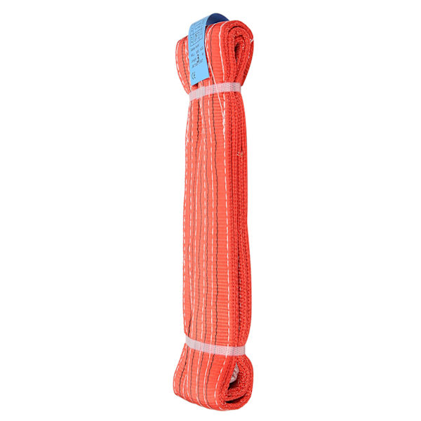 5T 3 metriä nostohihna Double Eye Sling -solki Polyesteri taso nostohihna teollisuudelle