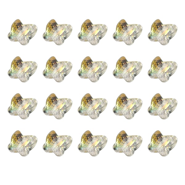 20 kpl Lashelmet Eläin Erikoismuoto DIY Korutarvikkeet Rannekorujen Kaulakorujen Korvakorujen Valmistukseen 8mm AB Väri Perhonen