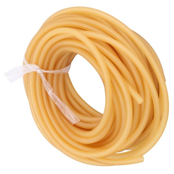 A1842 10 Meter Latex Slang Elastiskt Band Naturligt Latex Rör Utomhusjakt Tillbehör Gult