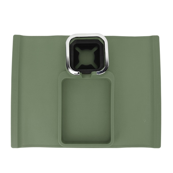 Soffa mugghållare fack Ergonomisk multifunktion silikon soffa arm mugghållare med halkfri bas soffa armstöd bricka för kontor grön