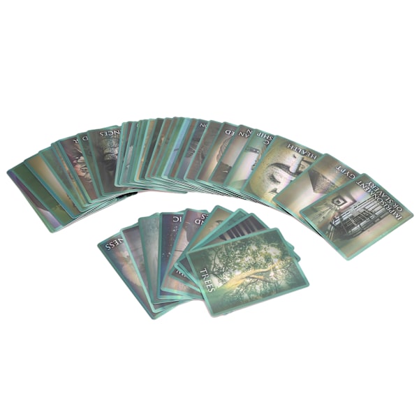 Tarotkort Dekk hologrampapir engelsk versjon Skjebne Divinasjonskort Brettspill Leke