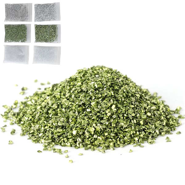 Murskat lasi epäsäännöllinen muotti täyte Glitter kynsi taidetta käsityö Maljakko täyte Tee itse korut Tee koriste