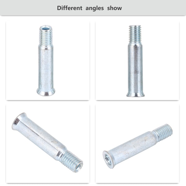 15 st stålkonstruktion skridskoaxlar Hjulskruvbultbeslag Inlinesbyte 35 mm