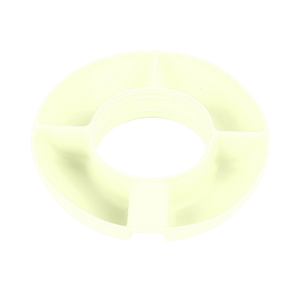 Snackskål Silikon Runda 4 fack Återanvändbar Snackring för 40 Oz Cup Titta på film Spela spel Läsa böcker Beige