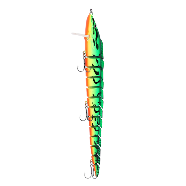 Y176 23cm/46g Under vattnet Ljusa Färger Multi-ledat Livsliknande Konstgjort Bete Fiskebete Swimbait Tillbehör 3#