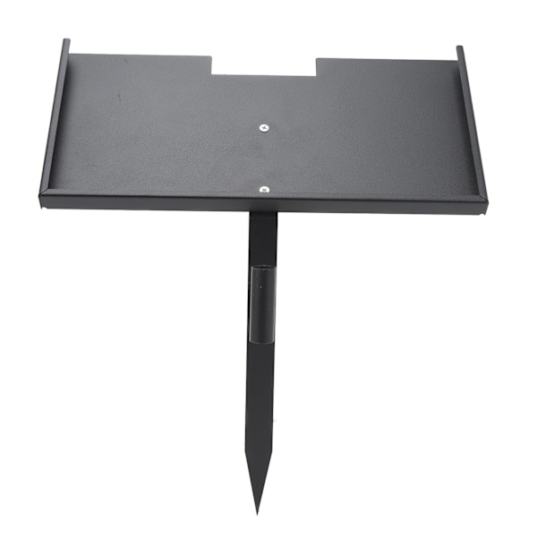 Grave Marker Stand Marker Hållare Järn Anti Fade Enkel montering Mattfinish Dräneringshål Minnessten Plack Stativ för nära och kära Husdjur
