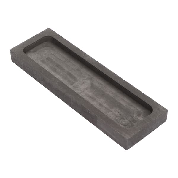 Graphite Ingot Mold Rectangular High Thermal Stability Crucible Mold for Gold Silver Copper Casting