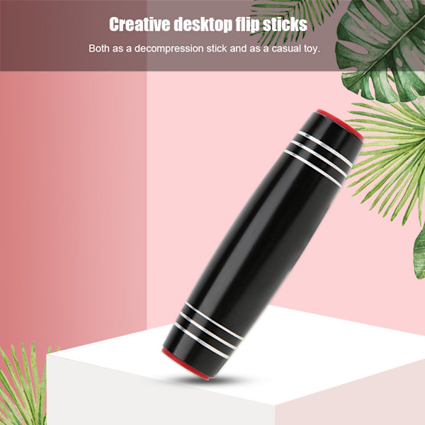 Til MOKURU Kreativ Legering Dekompressionsstang Skrivebord Flip Tønden Voksen Party LegetøjSort