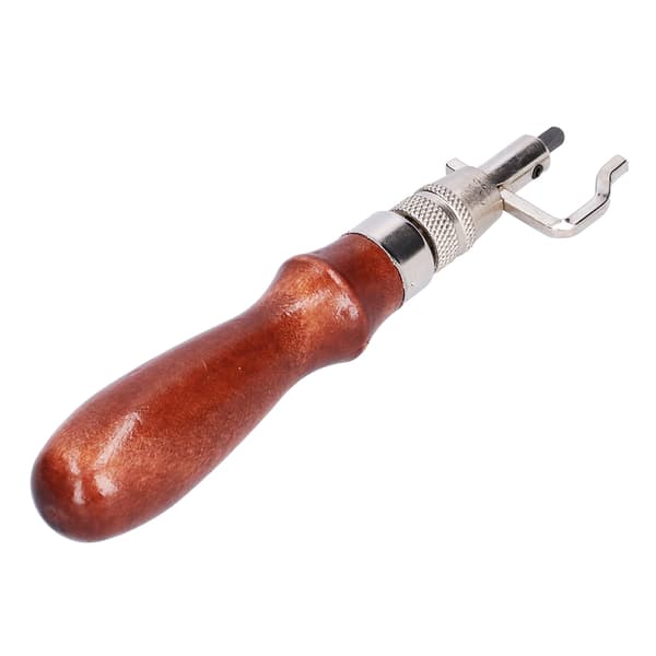 Leather Groover Tool Edge Beveler Adjustable Carving Stitching DIY Leather Craft Set
