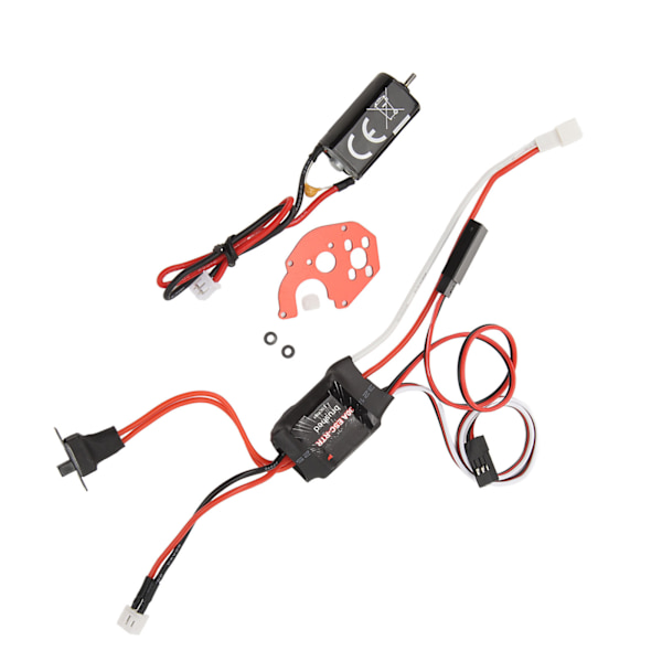 050 66T Børstet Motor 30A Børstet ESC Kit Høy Torsion PH2.0 Tilkobling for Axial Scx24 Fjernstyrt Bil