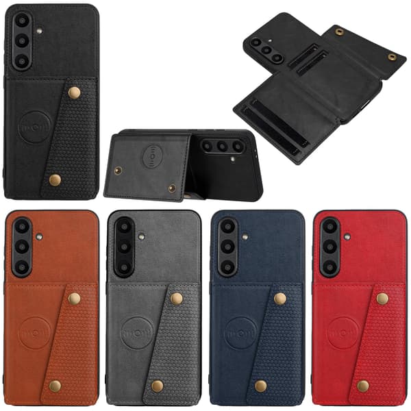 Floveme Retro Shell - Smart & Elegant Kompatibel med S24 FE[LD] Brun
