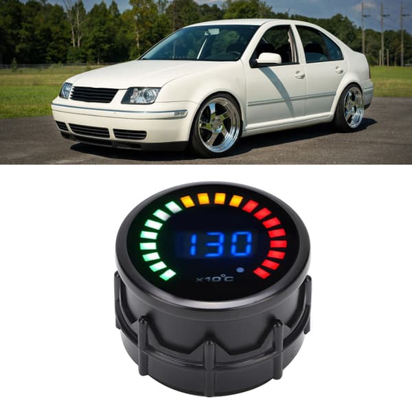 Eksostemperaturmåler Auto EGT Temperaturmåler 12V 20LEDs