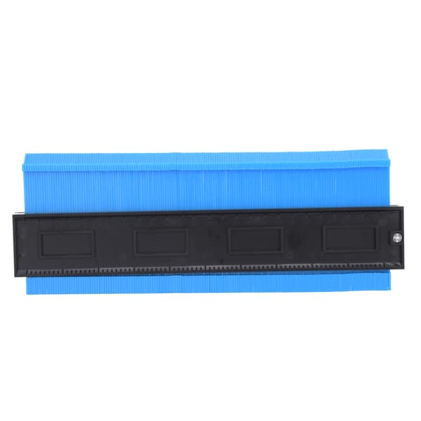 Contour Gauge ABS Plastic Multifunctional Irregular Ruler Woodworking Measuring Tool Blue