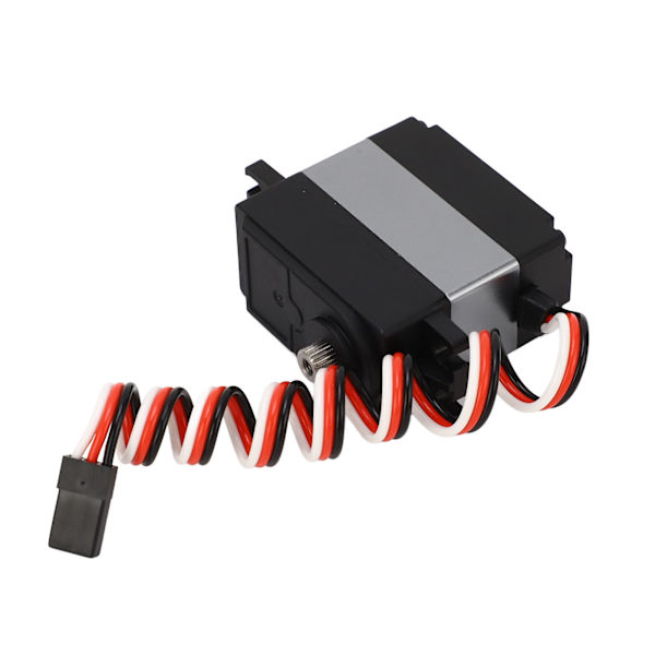 Svart Silver 35KG RC Car Servo 200° Gränsvinkel Aluminium Plast Shell RC Servo för ZD Racing MX 07 1/7