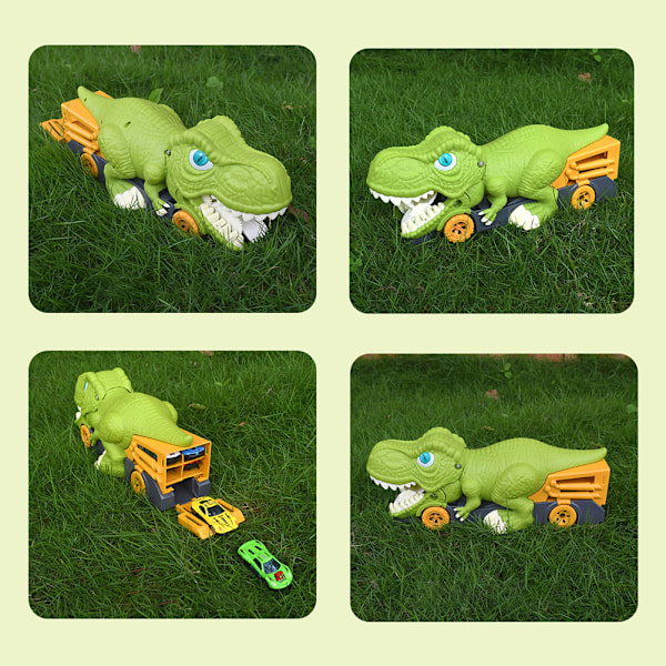 Dinosaur Truck Lekebiler for barn Stor Dinosaur Truck Dinosaur Transport Truck Lekesett Trekkbil Bursdagsgaver for gutter Jenter