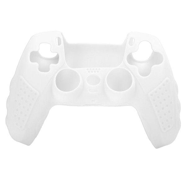 Matvarekvalitet sklisikkert silikon spillkonsoll beskyttelse Gamepad Håndtak for PS5 joystick (hvit)