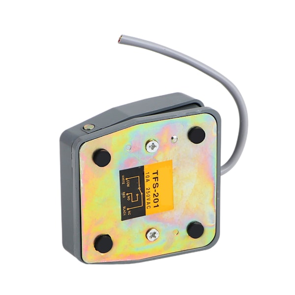 TFS 201 AC 250V 10A SPDT NC NO Fotpedalomkopplare Trampfotskontakt