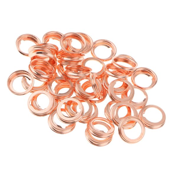 50x M12 Oljepluggspackning Packningsbricka Kompatibel med