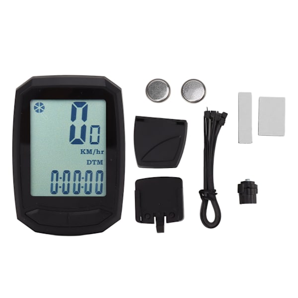 Cykeldator Wireless Glow Touchscreen Engelsk version Cykeldator Cykelhastighetsmätare Vägmätare