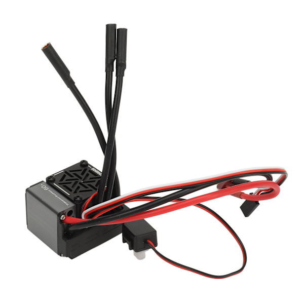 2S-3S 60A harjaton ESC vedenkestävä elektroninen nopeussäädin ohjelmointikortilla 1/10 RC-autolle