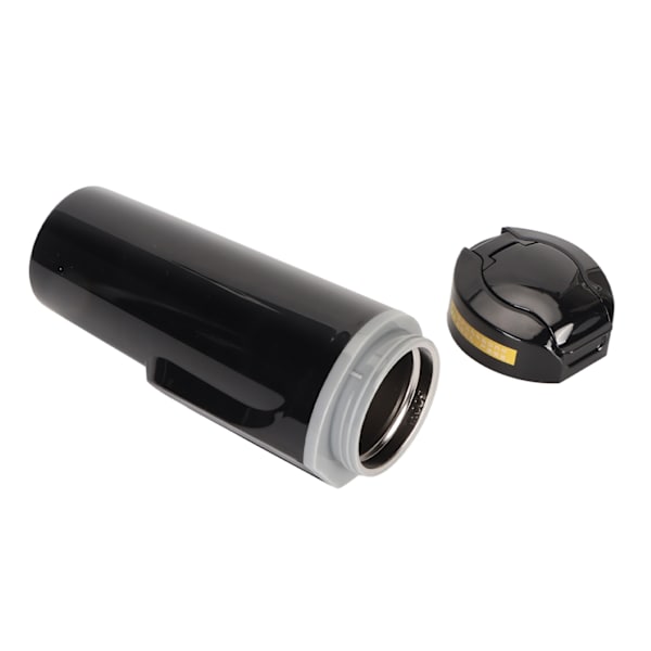 Resa Elektrisk Vattenkokare 500ml Svart vattentemperaturdisplay 96W 12V 24V Bilvärmemugg för te kaffe