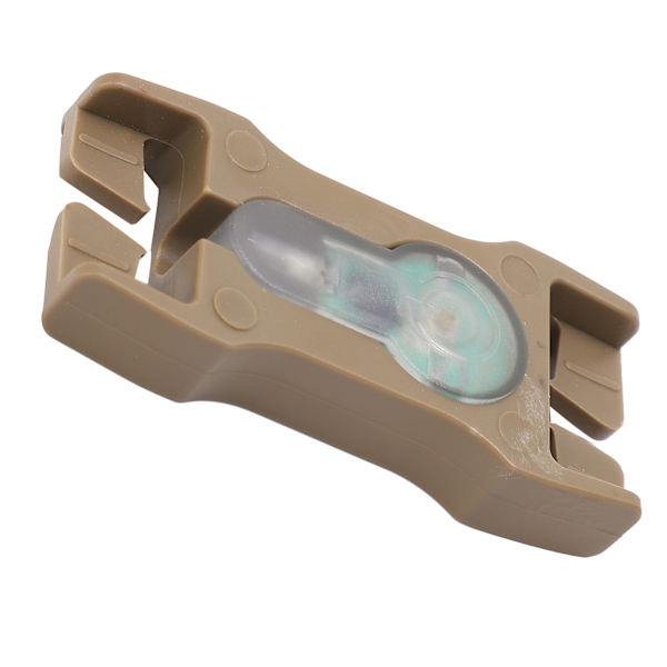 Utomhus Mini Survival Light IPX8 Vattentät säkerhetssignallampa för 2,5 cm Bredd StrapMud Färg Bas Lila Light