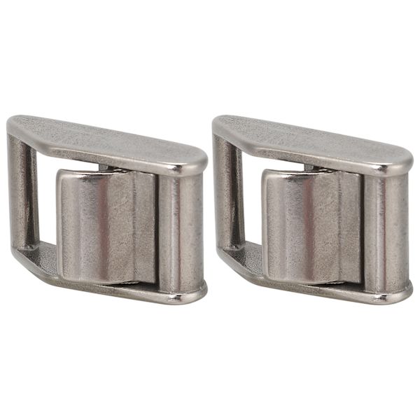 2 stk. Kamspændebånd 316 Rustfrit Stål Heavy Duty Tryk Spændebånd Surring Last 27mm