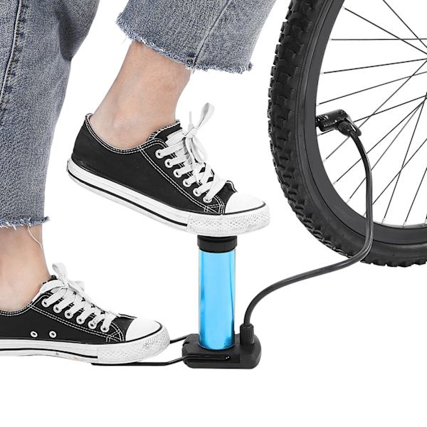 Mini Bike Pump Bärbar Cykel Motorcykel Fotpumpar Aluminiumlegering (Blå)